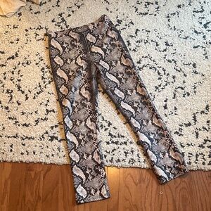 Urban outfitters snake print hot pant